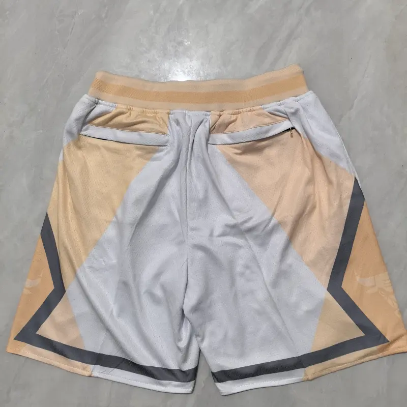 Pantalon Corto De Bolsillo Chicago Bulls 2025 Beige/Blanco City Edition