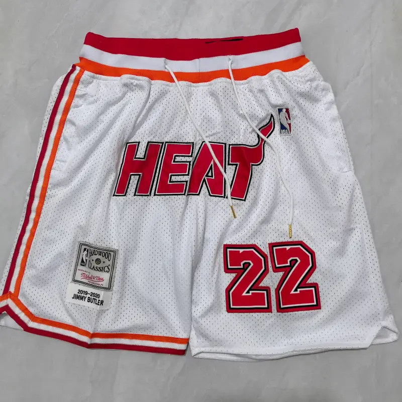 Pantalon Corto De Bolsillo Jimmy Butler #22 Miami Heat 2019/2020 Blanco