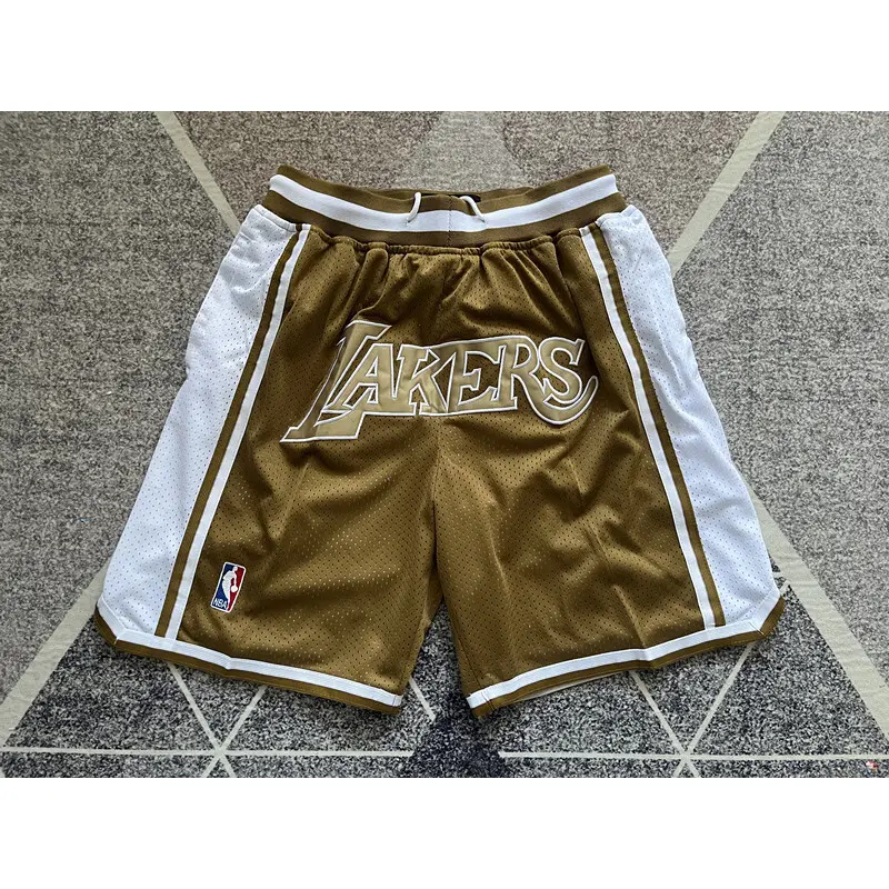 Pantalon Corto De Bolsillo Los Angeles Lakers Canela
