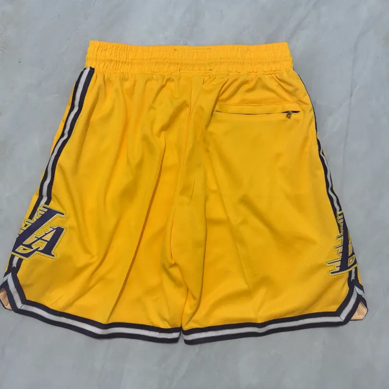 Pantalon Corto de Bolsillo Los Angeles Lakers fans Edition Amarillo
