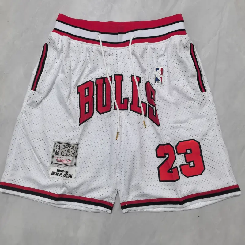 Pantalon Corto De Bolsillo Michael Jordan #23 Chicago Bulls 1997/1998 Blanco