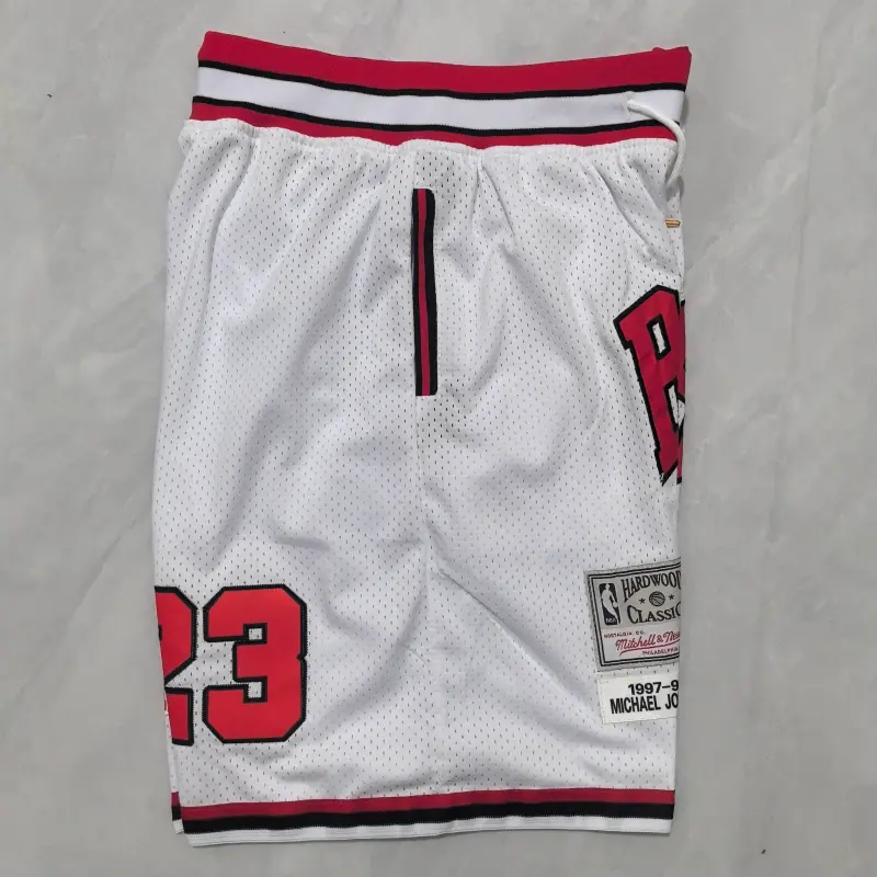 Pantalon Corto De Bolsillo Michael Jordan #23 Chicago Bulls 1997/1998 Blanco