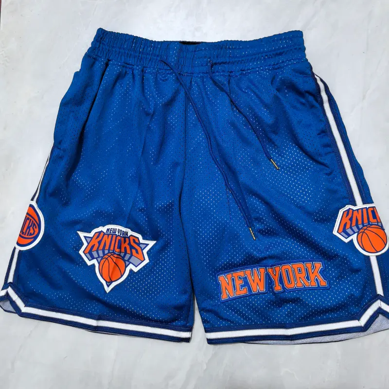 Pantalon Corto De Bolsillo New York Knicks 2025 Azul