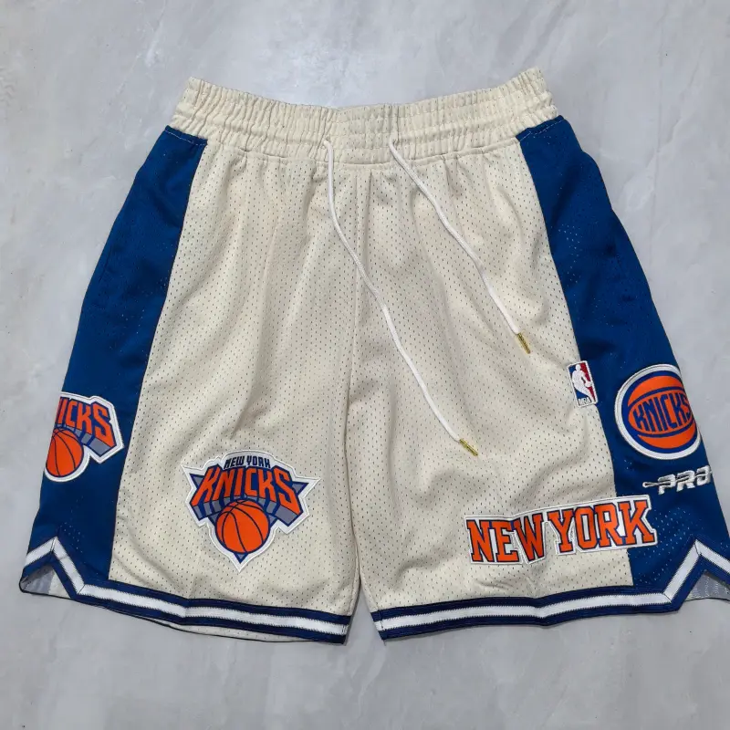 Pantalon Corto De Bolsillo New York Knicks 2025 Blanquecino
