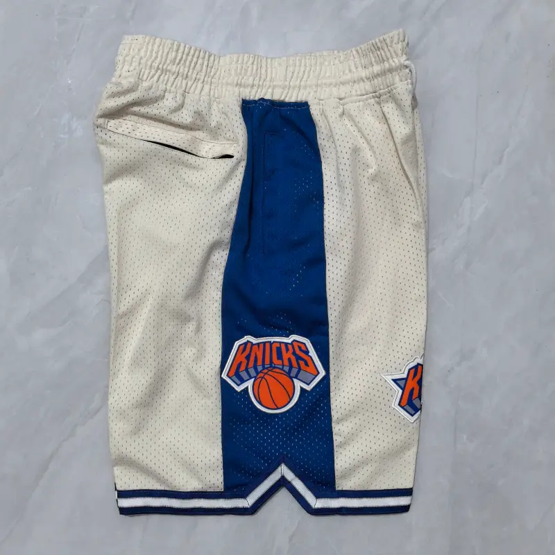 Pantalon Corto De Bolsillo New York Knicks 2025 Blanquecino