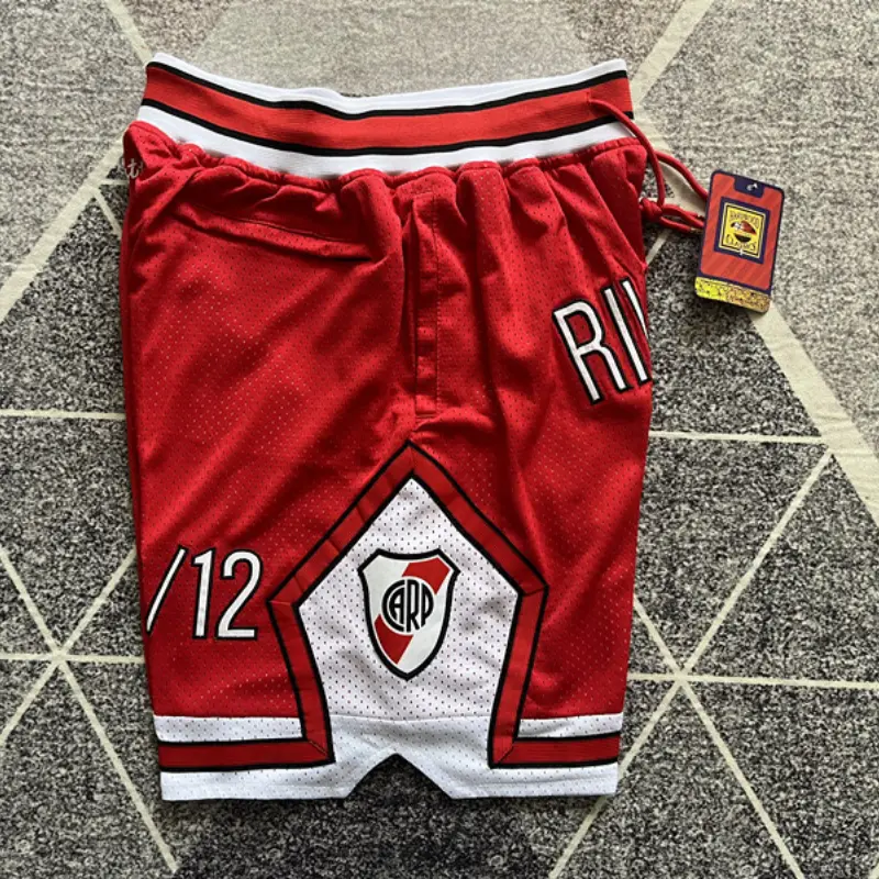 Pantalon Corto De Bolsillo River Plate Rojo