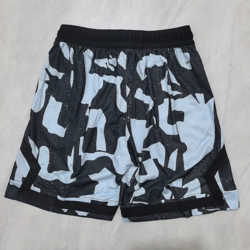 Pantalon Corto Jordan 2025 Diamond Estampado Negro/Blanco