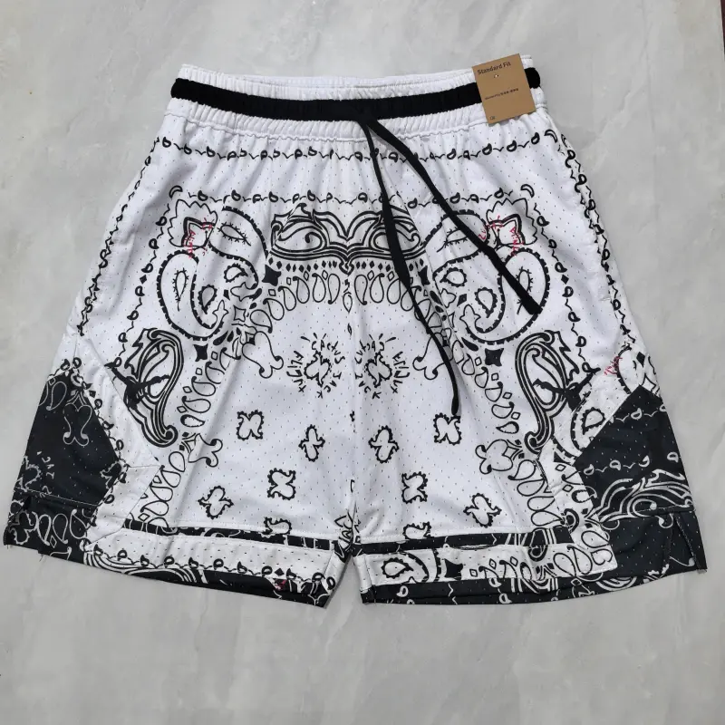 Pantalon Corto Jordan 2025 Estampado Blanco