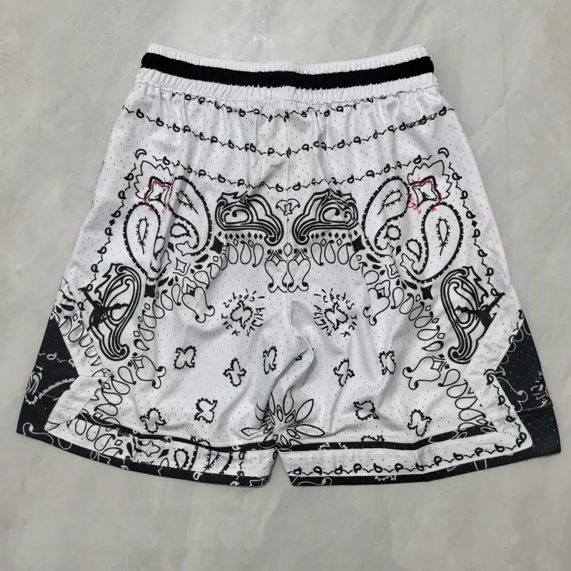 Pantalon Corto Jordan 2025 Estampado Blanco