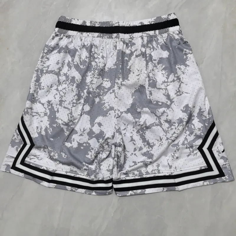 Pantalon Corto Jordan 2025 Estampado Blanco/Gris
