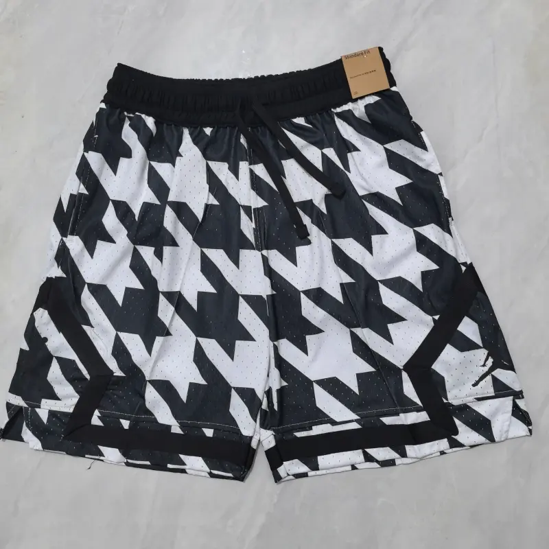 Pantalon Corto Jordan 2025 Estampado De Pata de Gallo