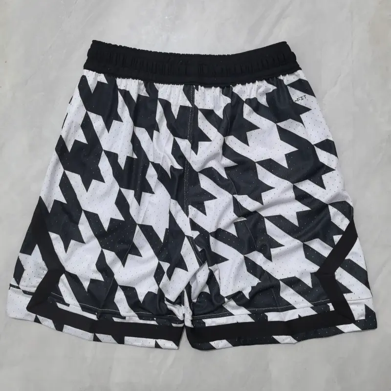 Pantalon Corto Jordan 2025 Estampado De Pata de Gallo