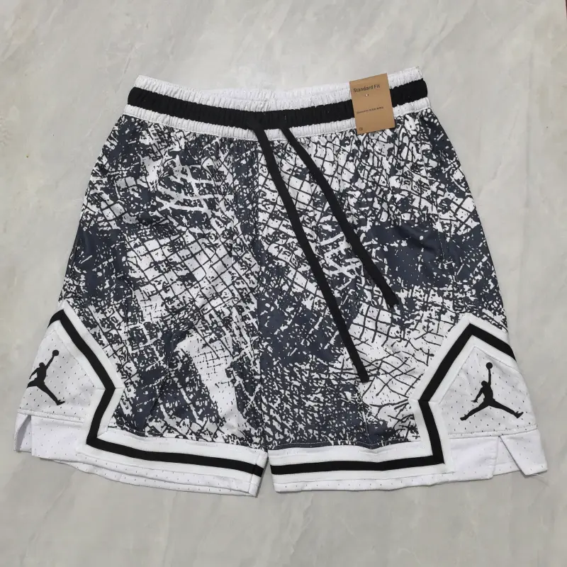 Pantalon Corto Jordan 2025 Gris A Cuadros