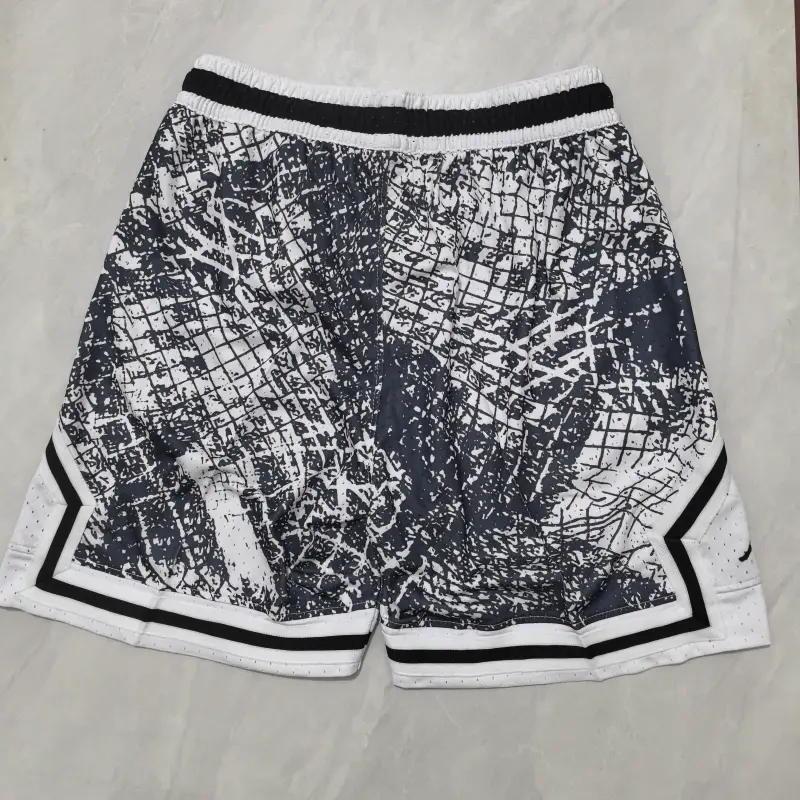 Pantalon Corto Jordan 2025 Gris A Cuadros