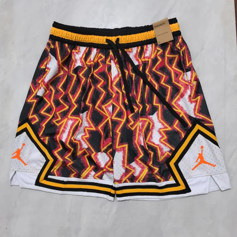 Pantalon Corto Jordan 2025 Naranja/Negro Edición Relámpago