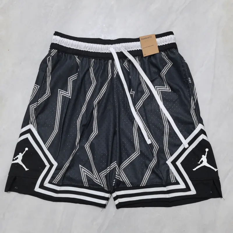 Pantalon Corto Jordan 2025 Negro/Blanco Edición Relámpago