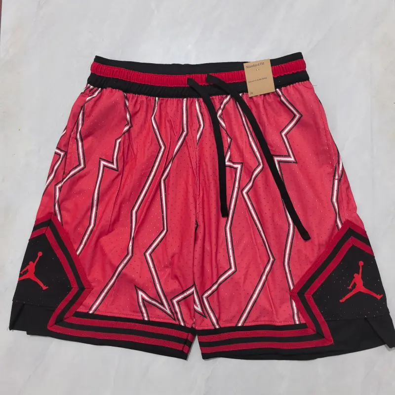 Pantalon Corto Jordan 2025 Rojo/Blanco Edición Relámpago