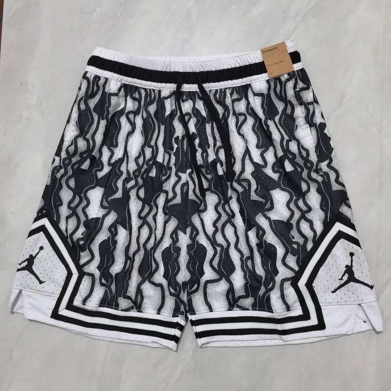 Pantalon Corto Jordan Estampado Negro