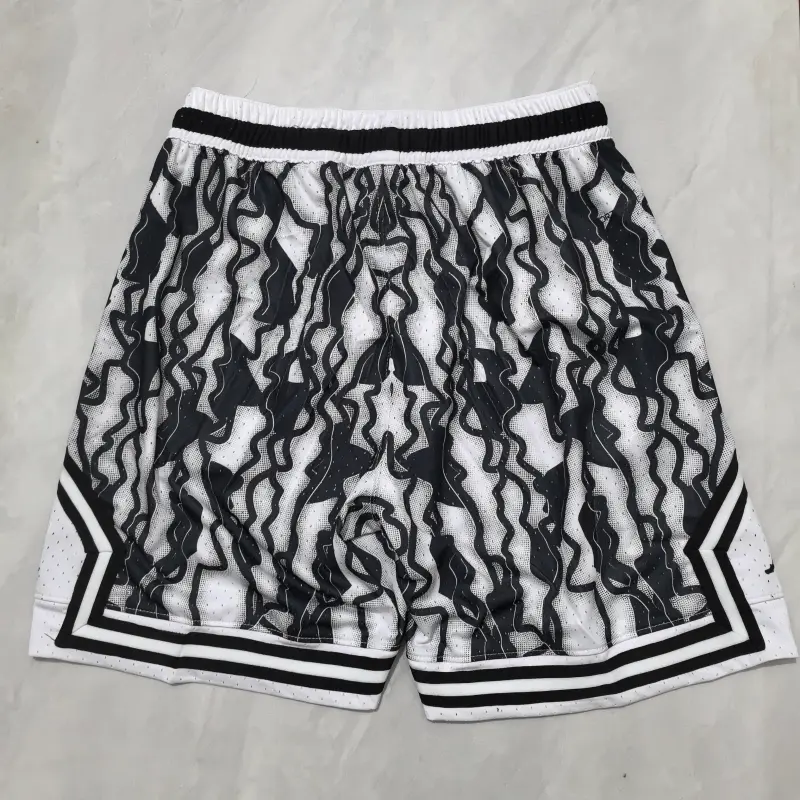 Pantalon Corto Jordan Estampado Negro