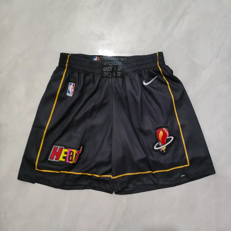 Pantalon Corto Miami Heat 2025 Negro Niño