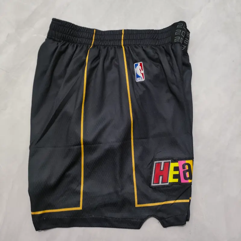 Pantalon Corto Miami Heat 2025 Negro Niño