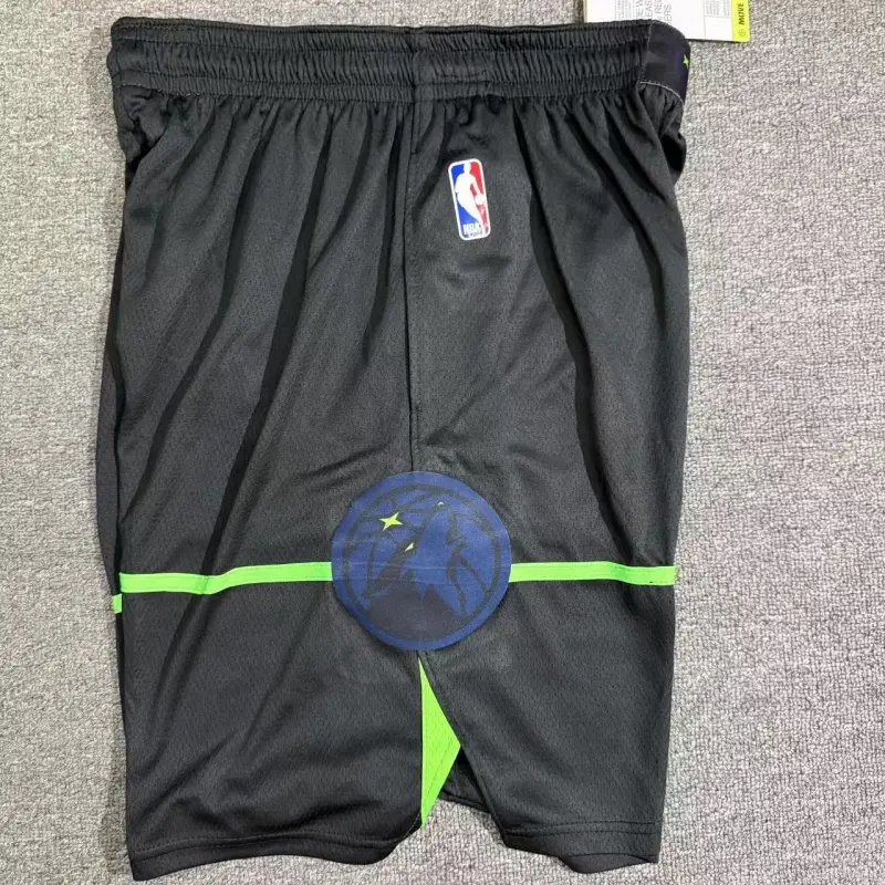 Pantalon Corto Minnesota Timberwolves 2025 Statement Edition Negro