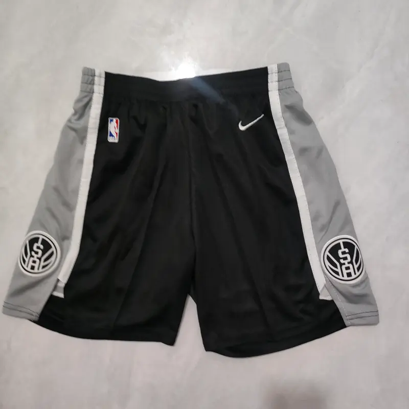 Pantalon Corto San Antonio Spurs 2025 Negro Niño