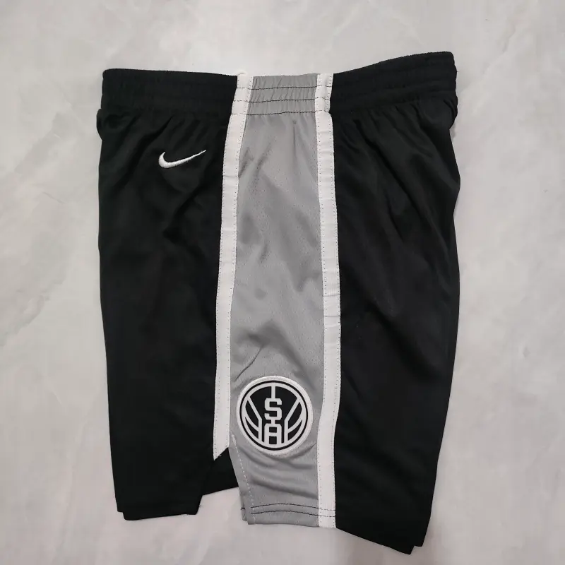 Pantalon Corto San Antonio Spurs 2025 Negro Niño