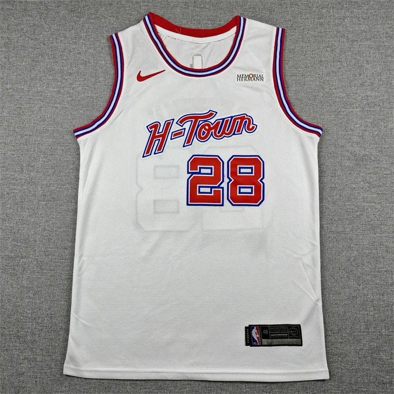 Camiseta Alperen Sengun #28 Houston Rockets 2026 Blanco City Edition