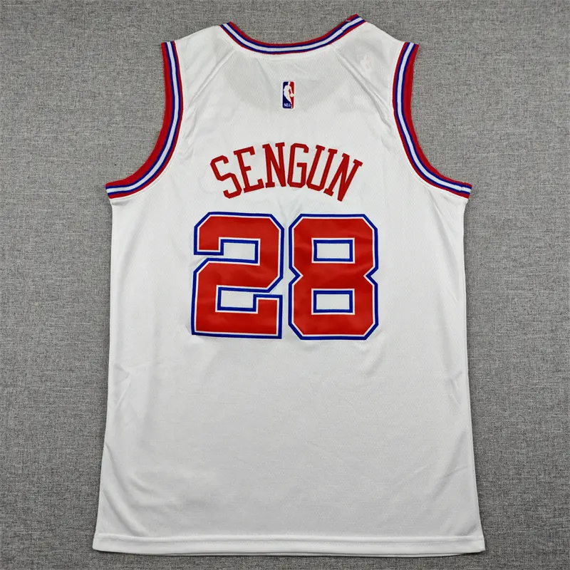 Camiseta Alperen Sengun #28 Houston Rockets 2026 Blanco City Edition