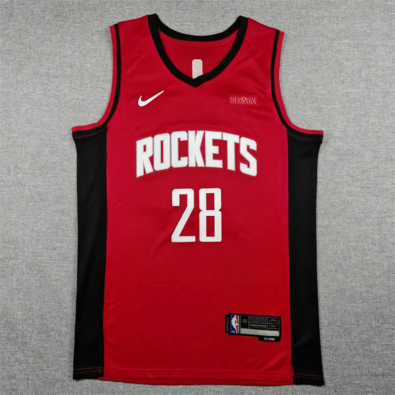 Camiseta Alperen Sengun #28 Houston Rockets Rojo
