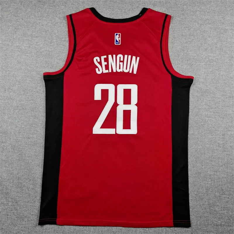 Camiseta Alperen Sengun #28 Houston Rockets Rojo