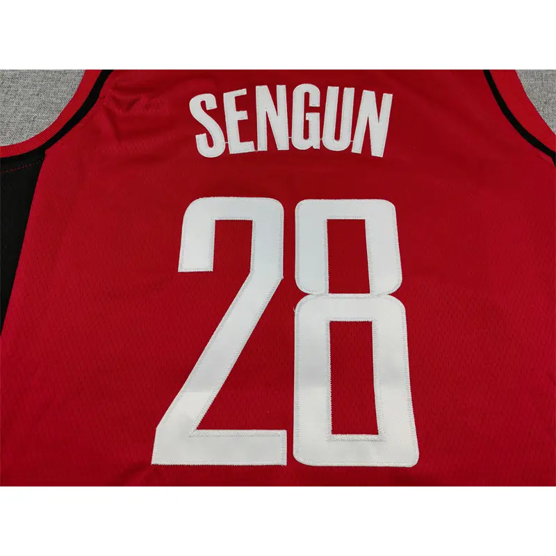 Camiseta Alperen Sengun #28 Houston Rockets Rojo