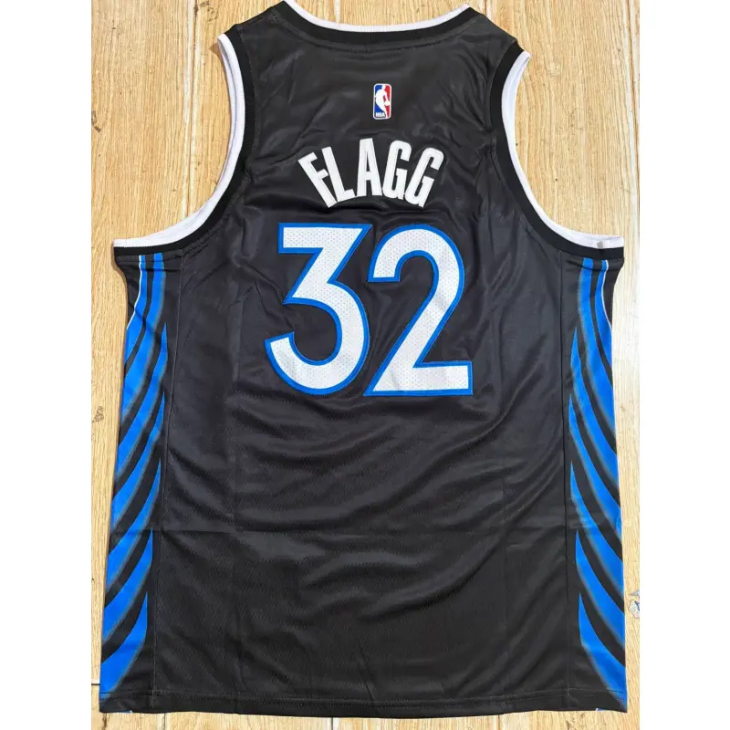 Camiseta Cooper Flagg #32 Dallas Mavericks Negro City Edition