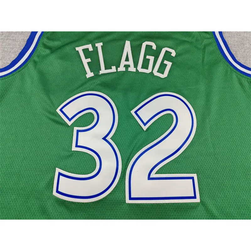 Camiseta Cooper Flagg #32 Dallas Mavericks Verde Classic Edition