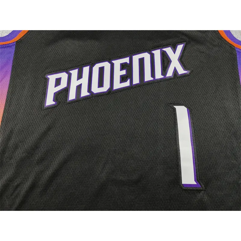 Camiseta Devin Booker #1 Phoenix Suns 2026 Negro Statement Edition