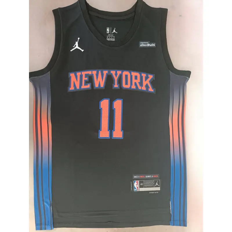 Camiseta Jalen Brunson #11 New York Knicks 2026 Negro City Edition