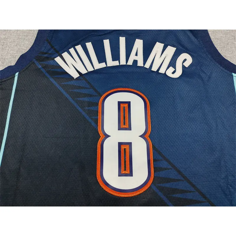 Camiseta Jalen Williams #8 Oklahoma City Thunder 2026 Azul City Edition