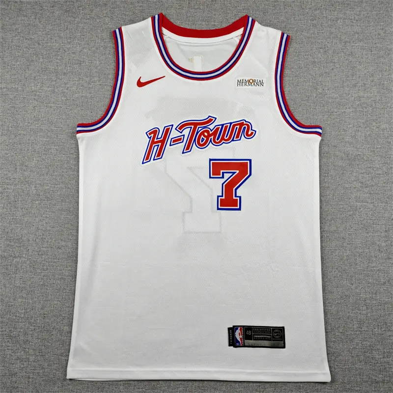 Camiseta Kevin Durant #7 Houston Rockets 2026 Blanco City Edition