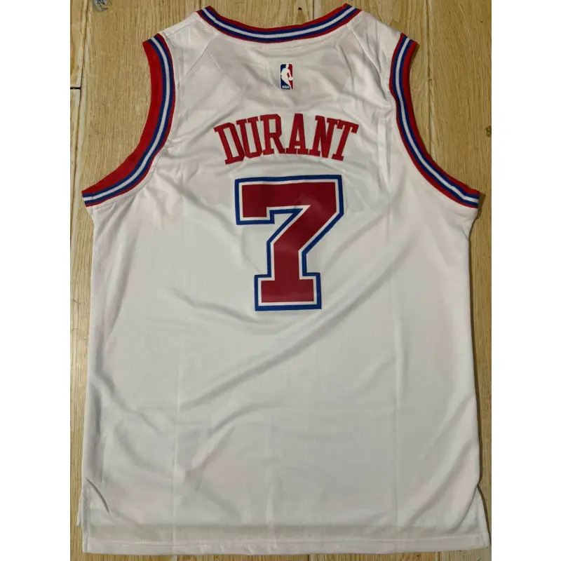 Camiseta Kevin Durant #7 Houston Rockets Blanco City Edition
