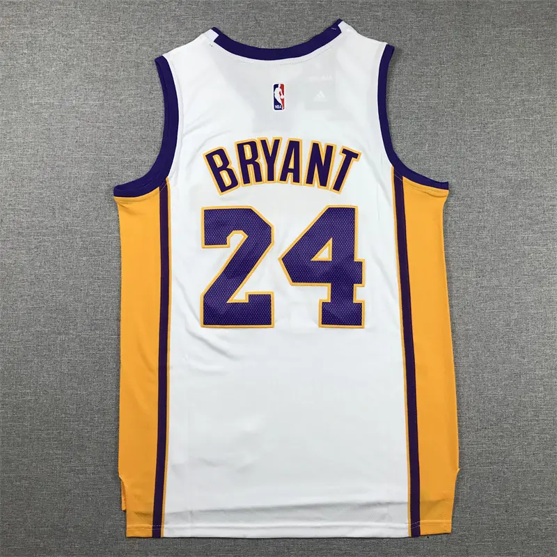 Camiseta Kobe Bryant #24 Los Angeles Lakers Blanco Retro