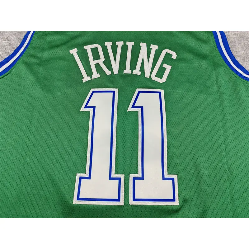 Camiseta Kyrie Irving #11 Dallas Mavericks Verde Classic Edition