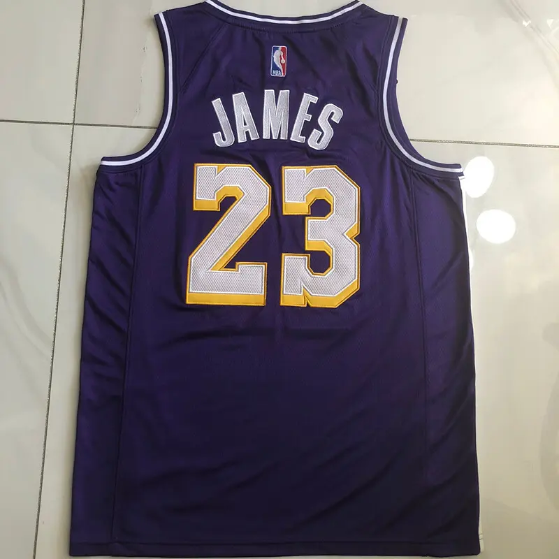 Camiseta Lebron James #23 Los Angeles Lakers 2026 Morado Jordan Limited Edition