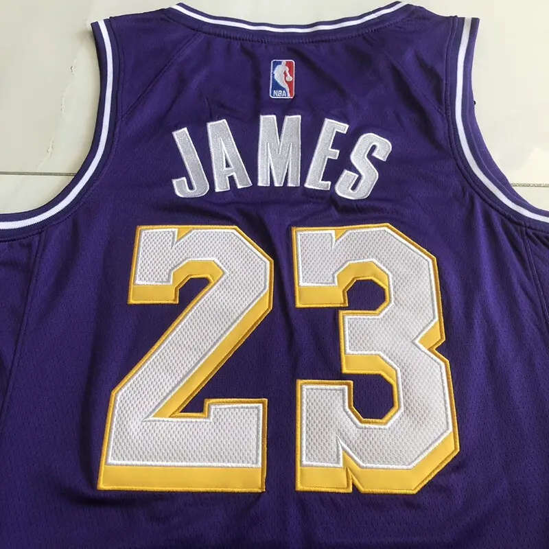 Camiseta Lebron James #23 Los Angeles Lakers 2026 Morado Jordan Limited Edition