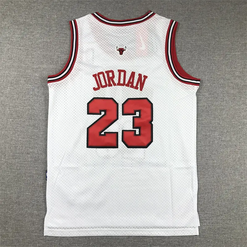 Camiseta Michael Jordan #23 Chicago Bulls Blanco Retro