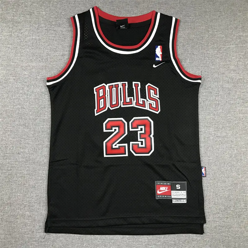 Camiseta Michael Jordan #23 Chicago Bulls 2026 Negro Retro