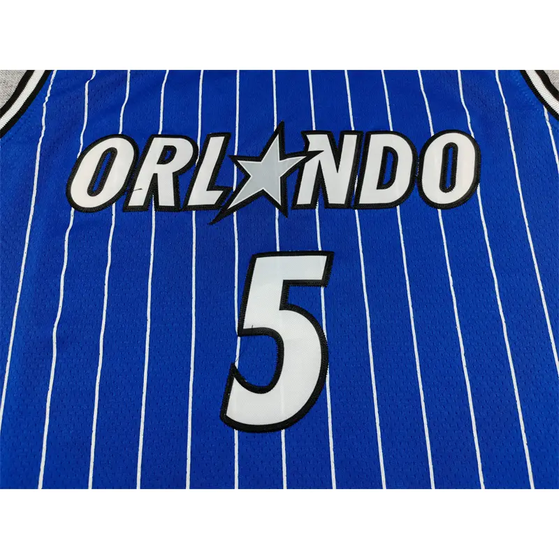 Camiseta Paolo Banchero #5 Orlando Magic Azul con rayas