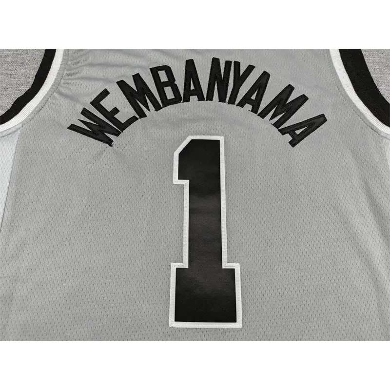 Camiseta Victor Wembanyama #1 San Antonio Spurs 2026 Blanco Statement Edition