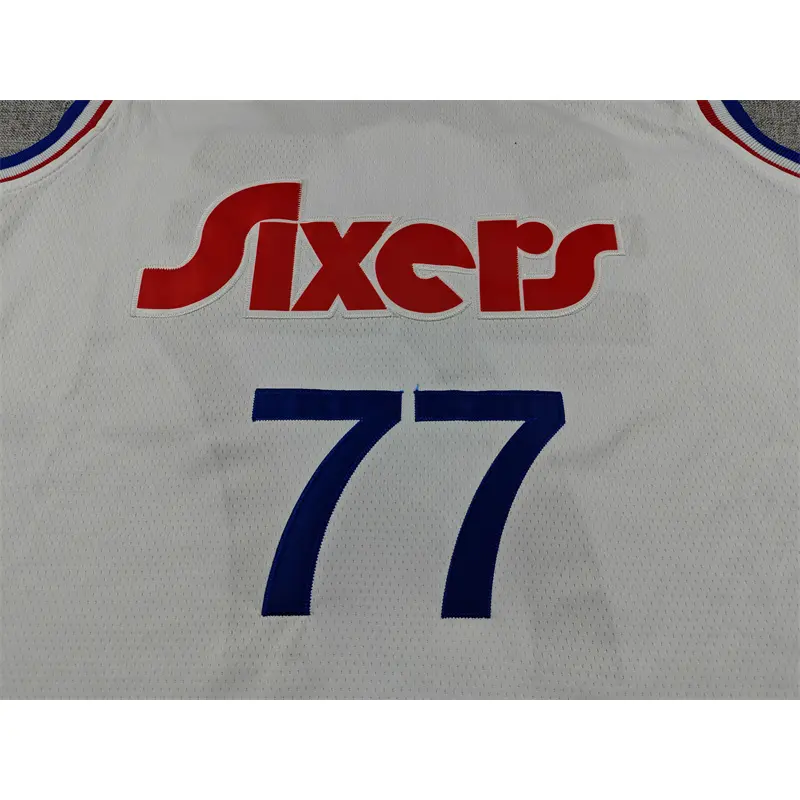Camiseta VJ-Edgecombe #77 Philadelphia 76ers 2025 Blanco City Edition