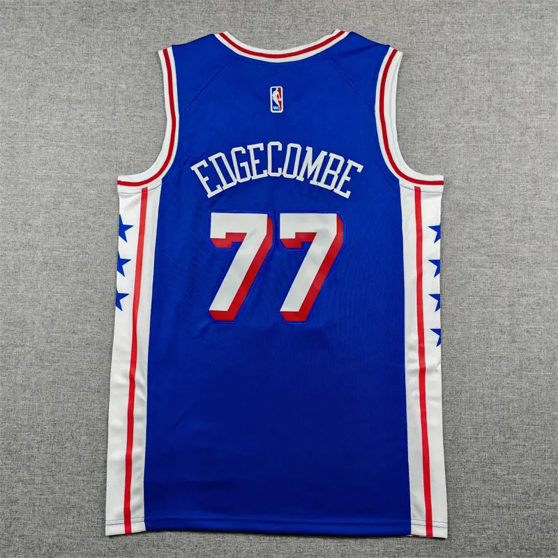 Camiseta VJ-Edgecombe #77 Philadelphia 76ers Azul